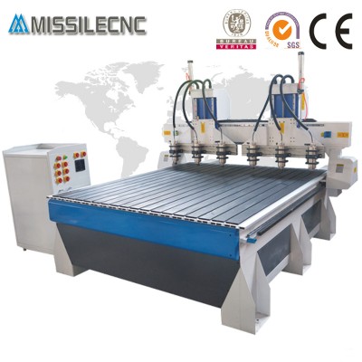 Multi head 3D cnc router sculpture wood carving machine price