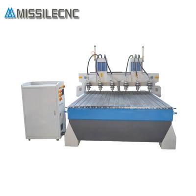 Heavy lethe bed multi head 3 axis cnc machine for relief stone